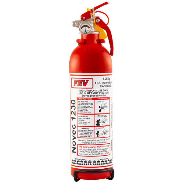 FEV 1.25kg Handheld Novec1230 Gas Extinguisher