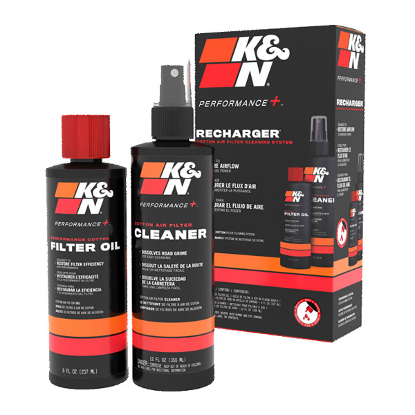 K&N Air Filter Cleaner & Filter Service Kit - Red