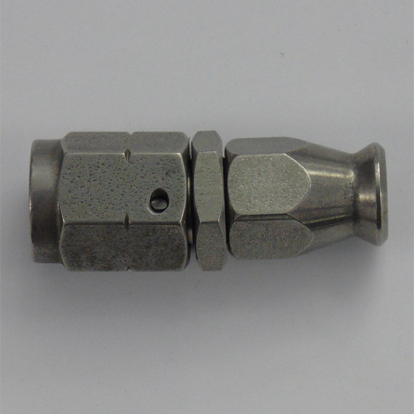 Stainless Female Swivel Concave Seat Hose Fitting - M10 x 1