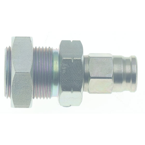 Hose Fitting M10 Female Bulkhead (With Nut), Concave