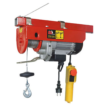 Big Red Electric Hoist - Max 500kgs (Double Hook)