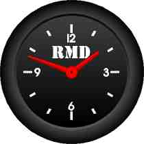 RMD Clock Gauge - 50mm Diameter - Electronic