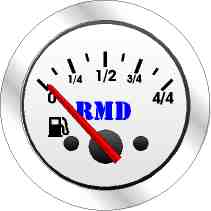 RMD Fuel Gauge - 50mm Diameter - Electronic