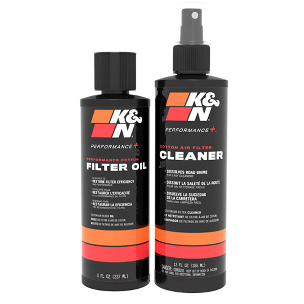 K&N Air Filter Cleaner & Filter Service Kit - Black