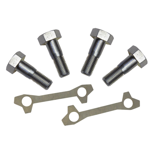 Solid M16 Caliper Shouldered Bolts & Locking Tabs