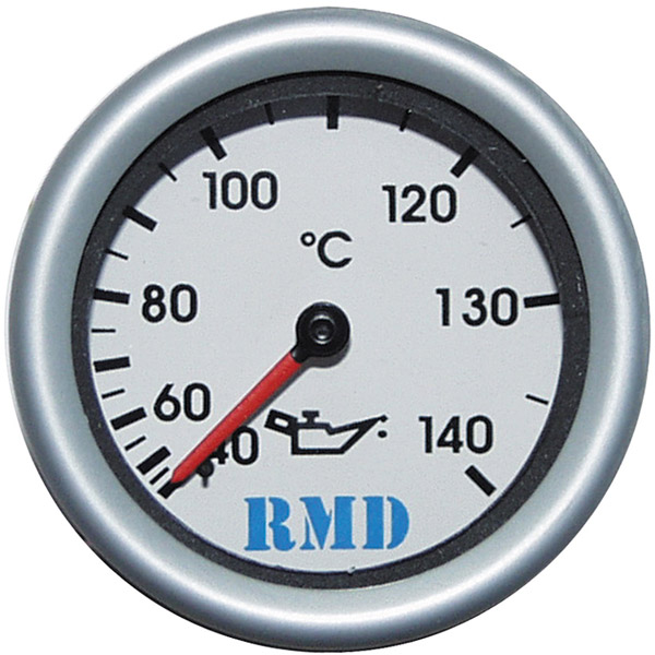 RMD Oil Temp Gauge 40>140 C - 50mm Diameter - Mechanical