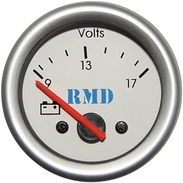 RMD Voltmeter Gauge - 50mm Diameter - Electronic