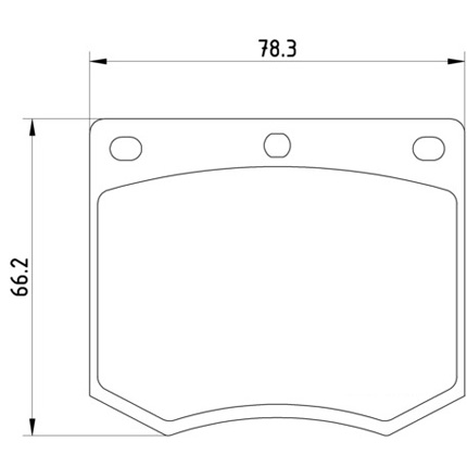 Capri 2.8 V6 OHC Mintex Standard Compund Pads