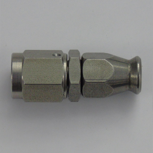Stainless Female Swivel Convex Seat Fitting - 3/8 x 24 UNF
