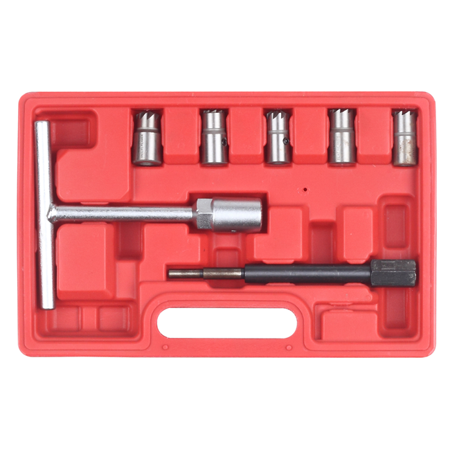 Big Red 7pc Diesel Injector Seat Cutter Set