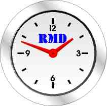 RMD Clock Gauge - 50mm Diameter - Electronic